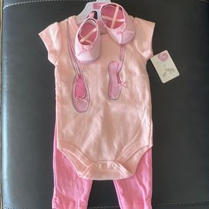 3 piece baby girl outfit